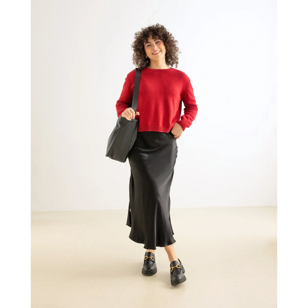 Shine Skirt Black