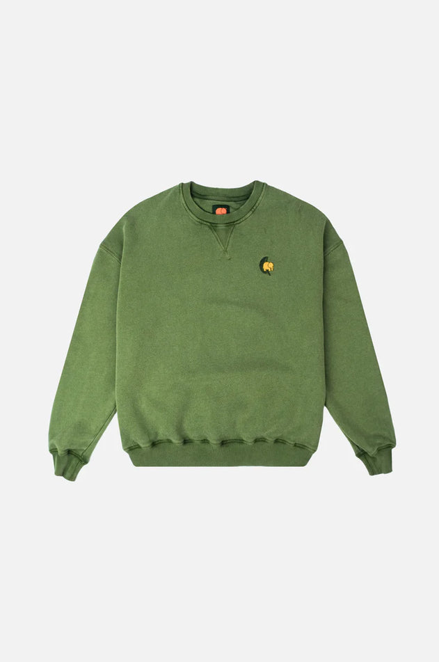 Women’s Pigment Oversized Midweight Sweater Washingtonia Pinnas Green
