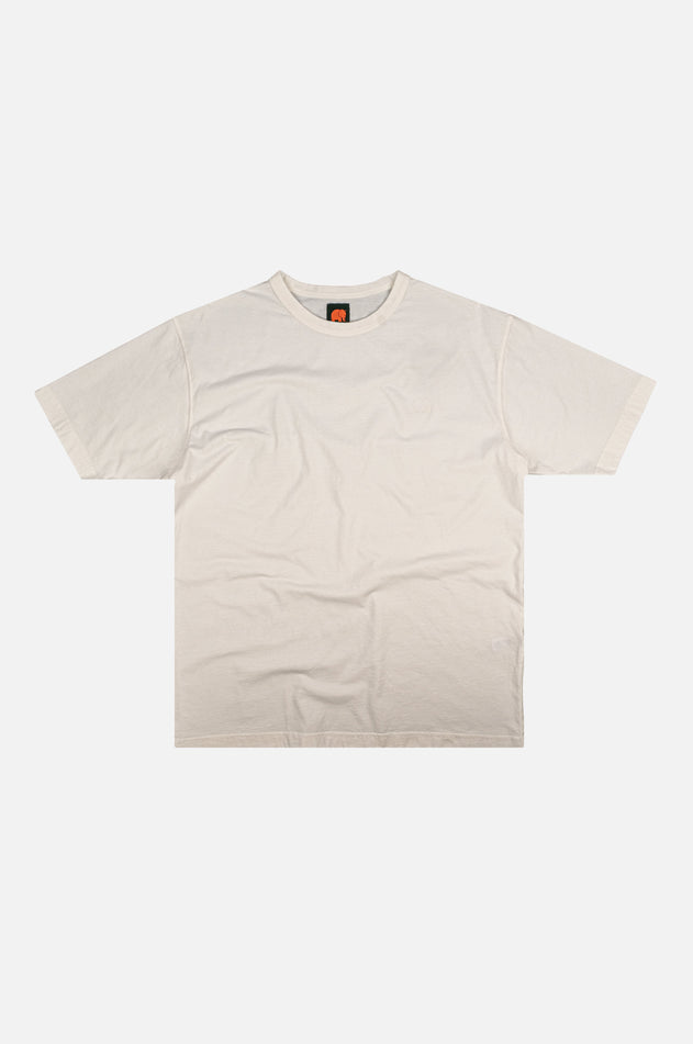 Men's Parodi Pigment Heavyweight Oversized T-Shirt Foam White