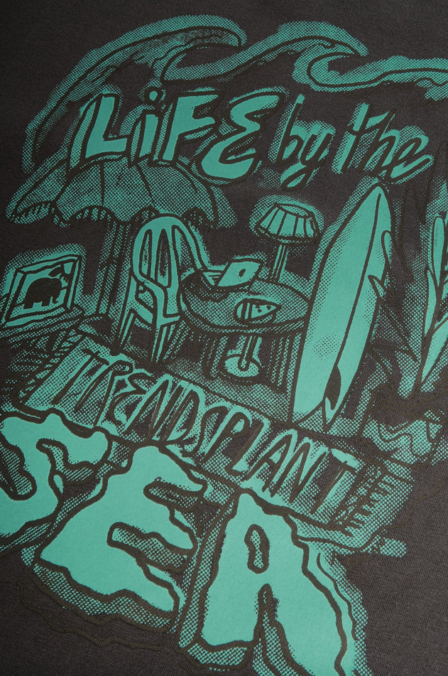 Men's Life by the Sea VII by P.Bueno Pigment T-Shirt Magnet Grey