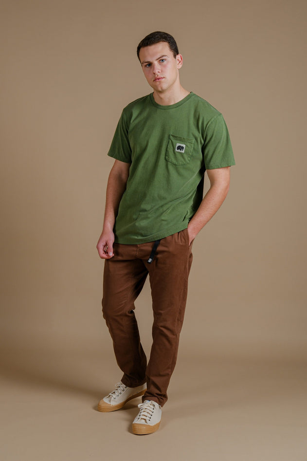 Men's Phoenix Pigment T-Shirt Pinnas Green