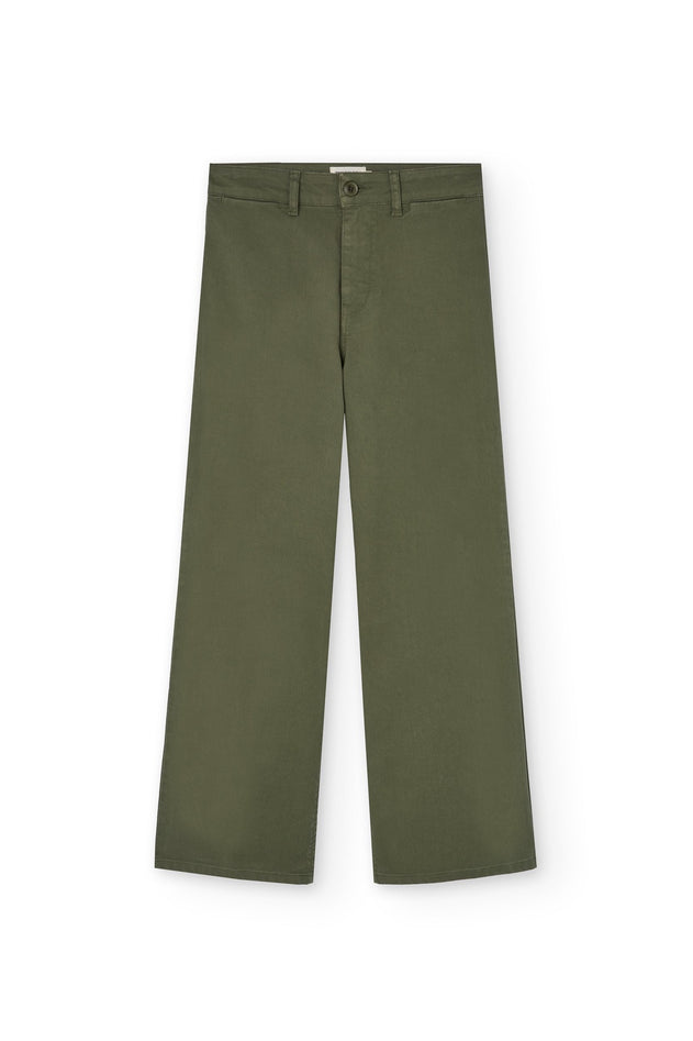 Hani Recycled Cotton Sailor Pants Green