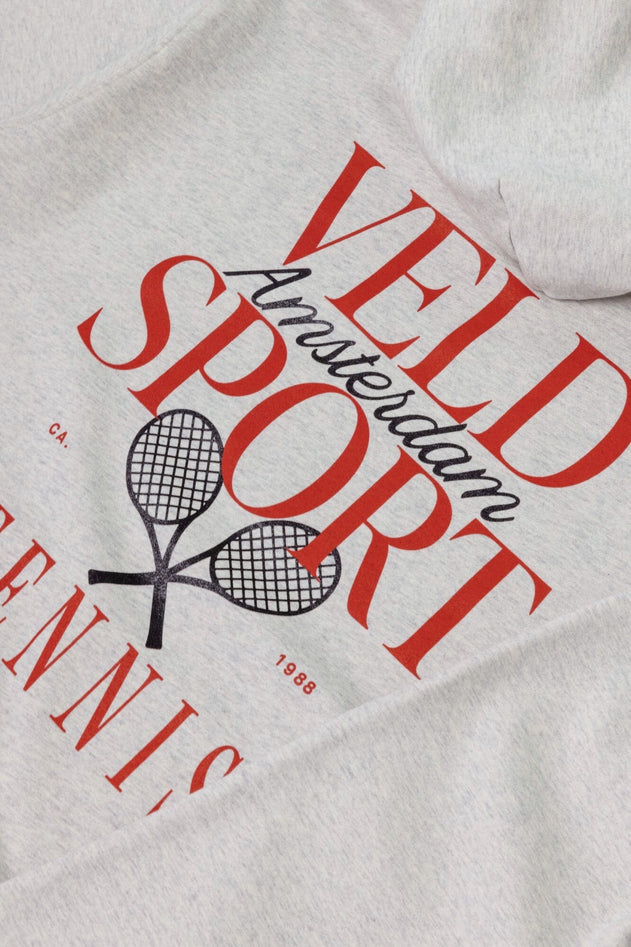 Jordaan Sport Tennis Hoodie Heather Grey