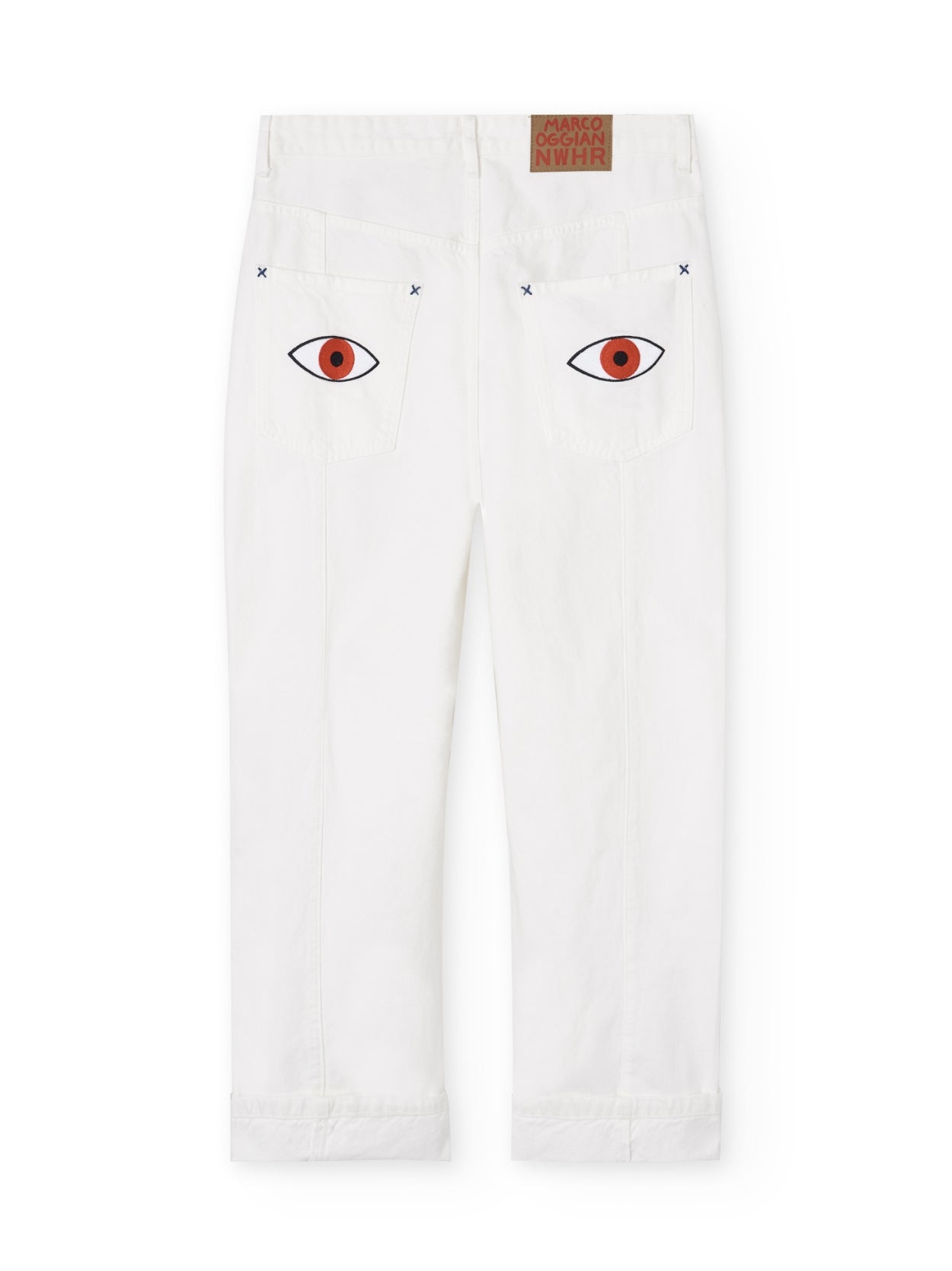 Hope Heals Pleated Trousers White
