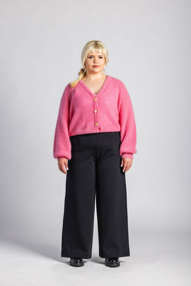 Elsie Mohair Cardigan Lollipop Pink