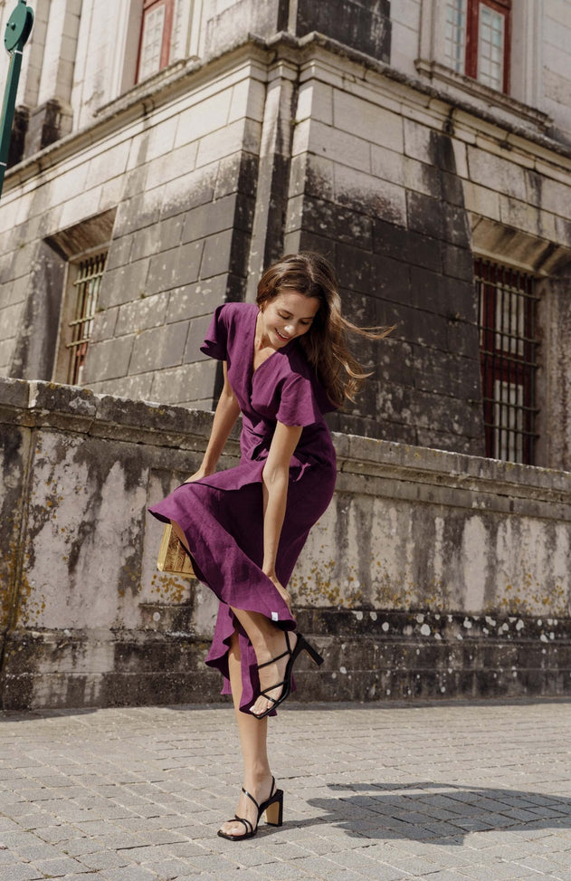 Annika Dress Royal Violet