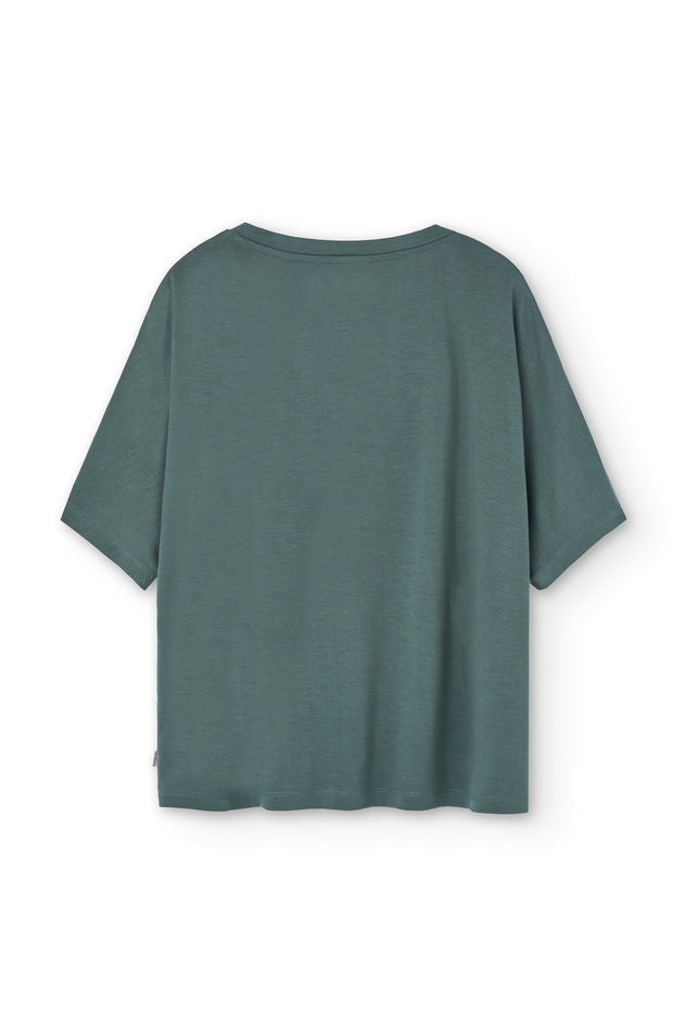 Hada Oversized Tencel T-Shirt Green