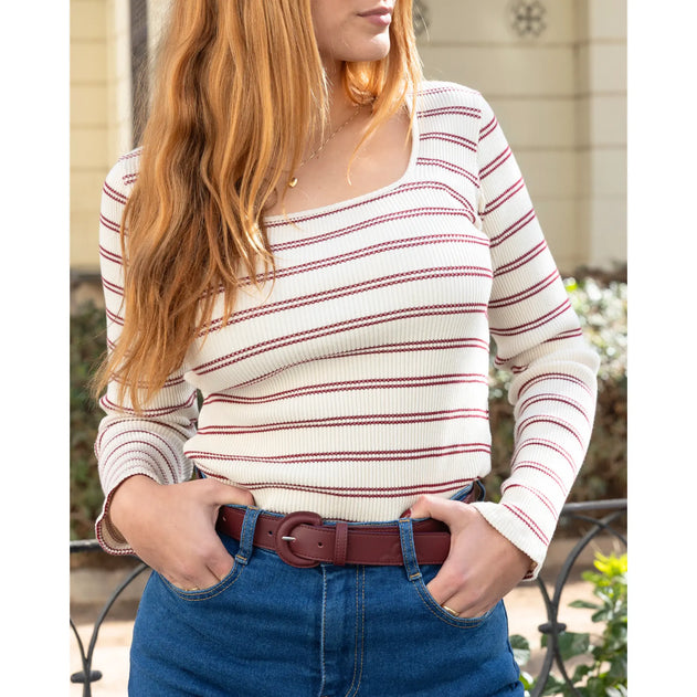 Eva Belt Bordeaux