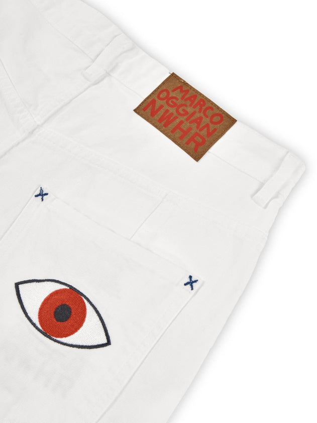 Hope Heals Pleated Trousers White