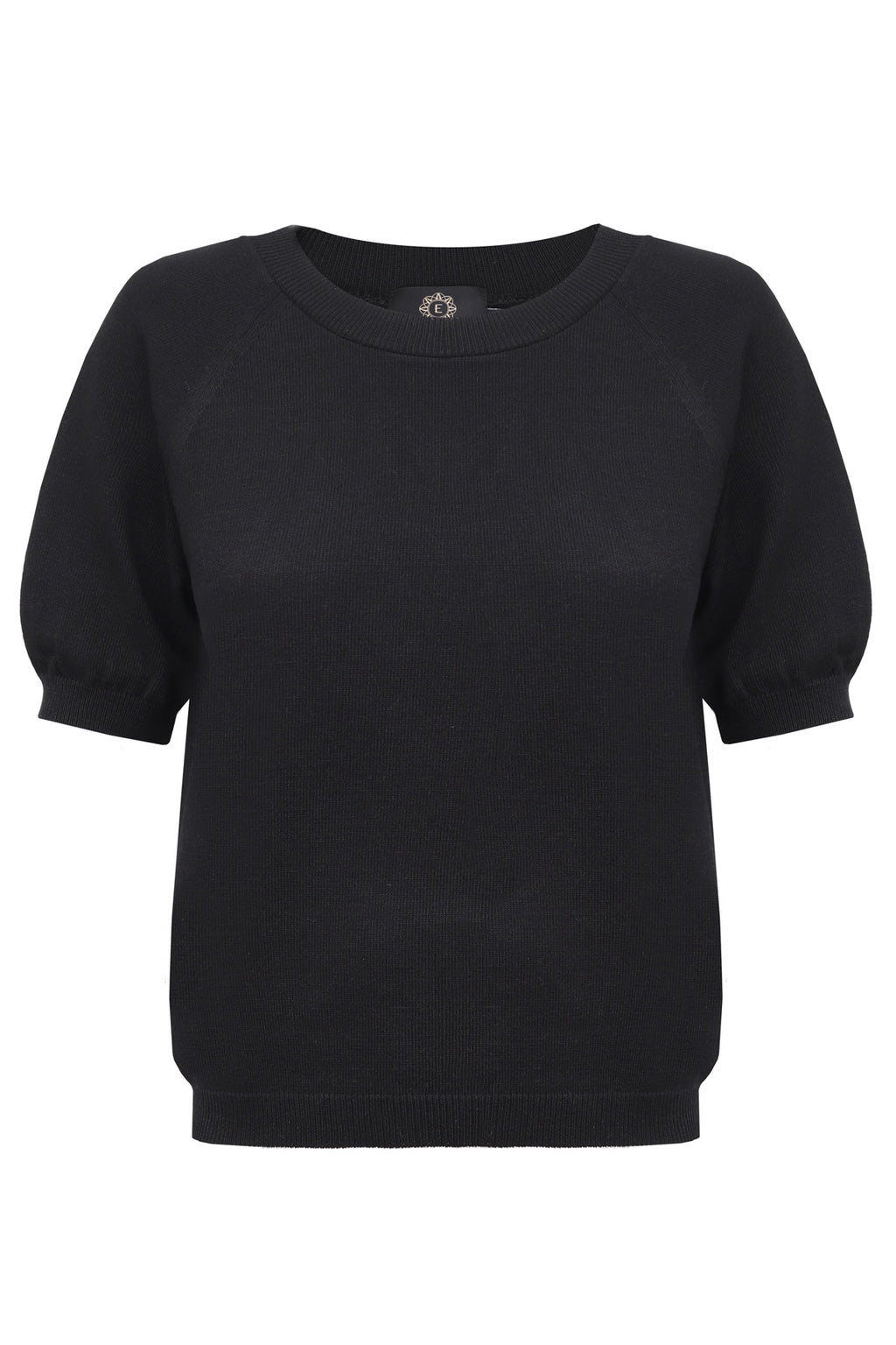 Amelié blouse with short sleeves black