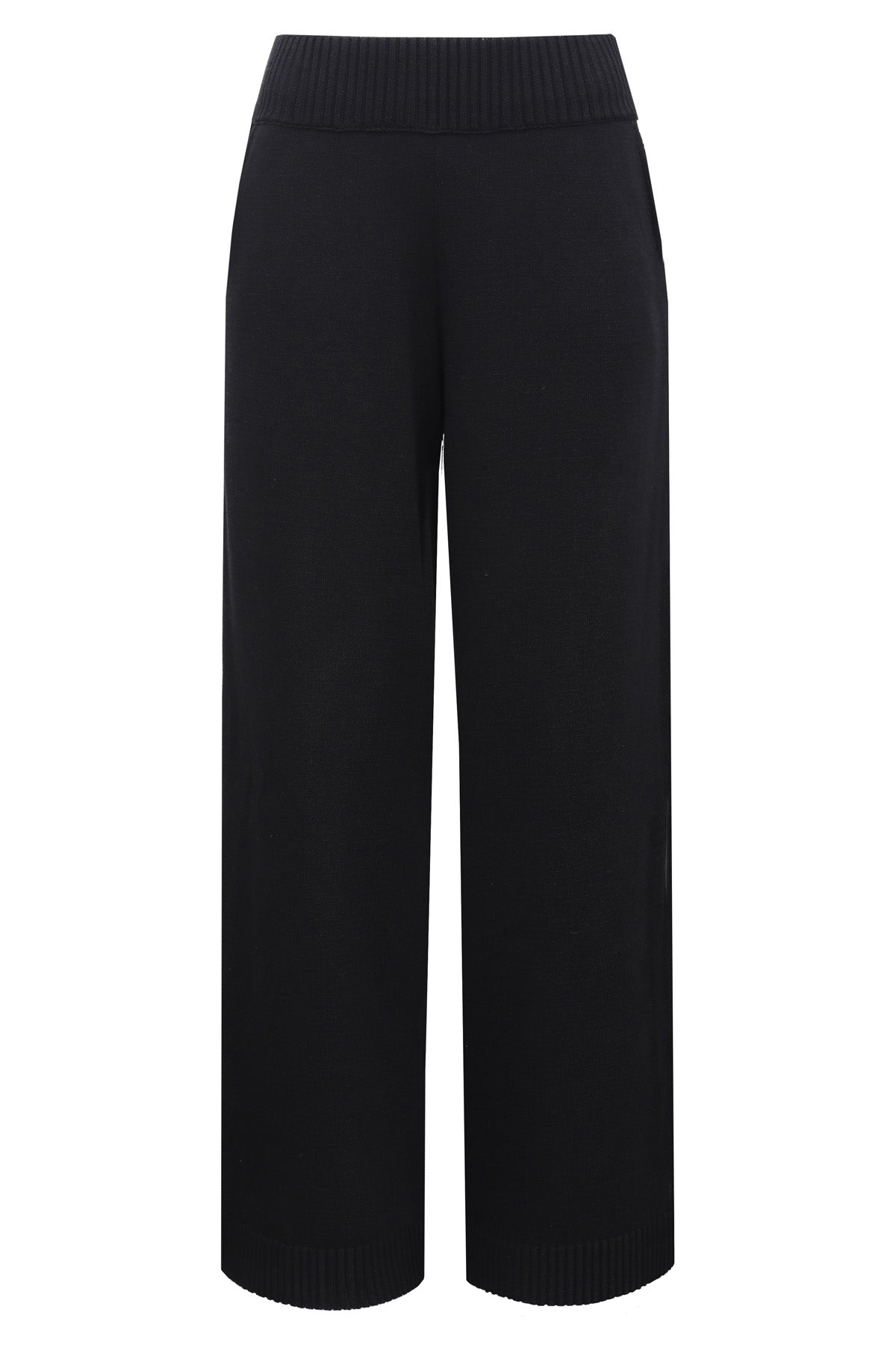 Amelié Knitted Trousers Black
