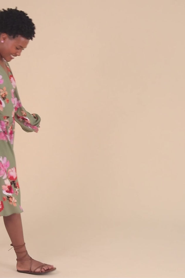 Wrap Dress Cherry Blossom
