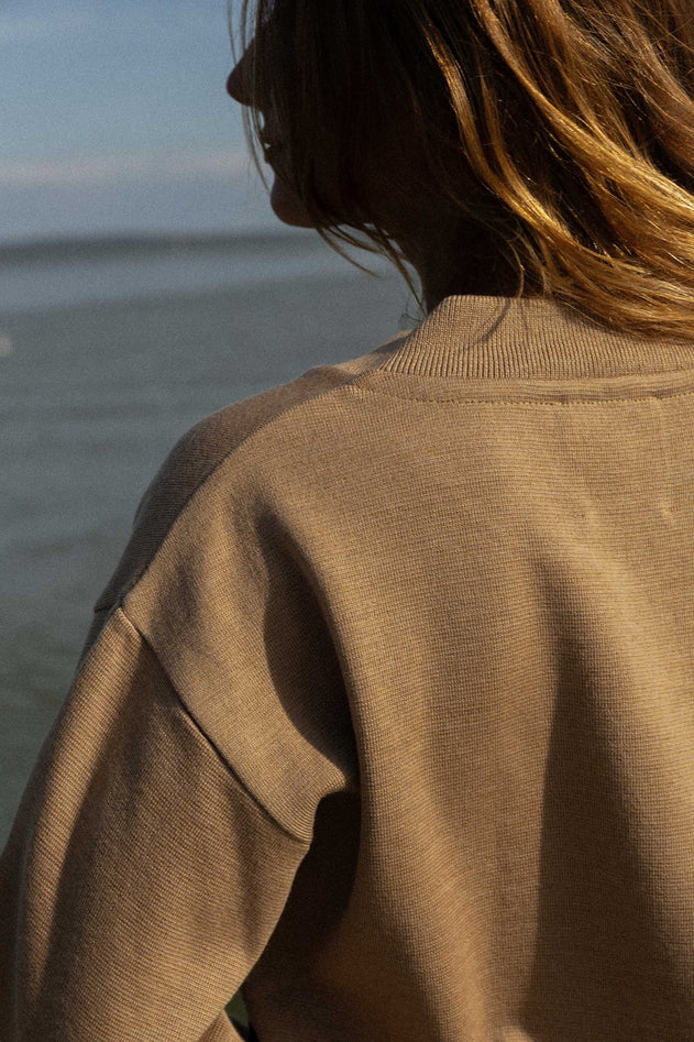 Onda Merino Bomber Jacket Beige