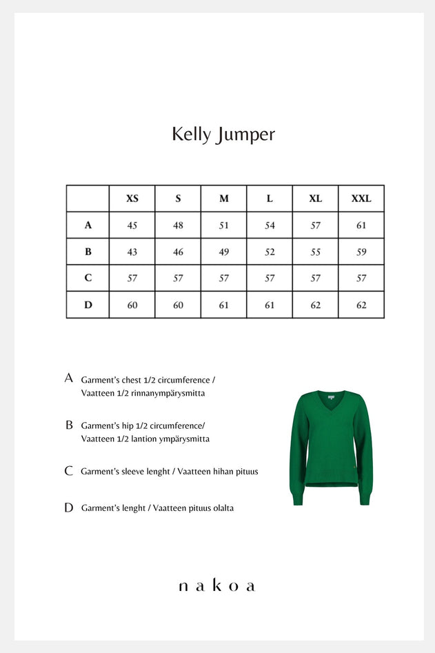 Kelly Merino Jumper Holly Green