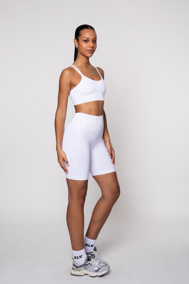 Earth Sports Bra White