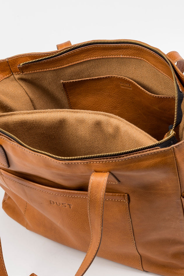 Leather Tote Fifth Avenue Collection Brown