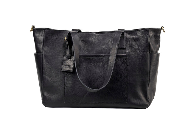 Leather Tote Fifth Avenue Collection Black