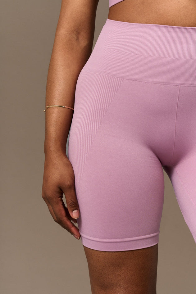 Bliss Push-Up Biker Shorts Rose
