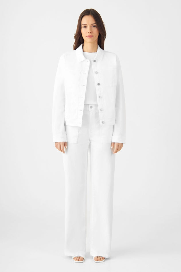 Callisto Denim Jacket White Denim