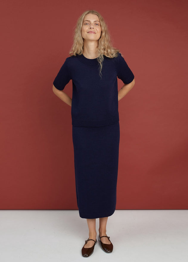 Knitted Merino Wool Skirt