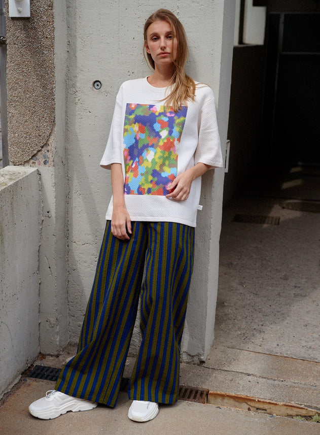 Honeycomb T-shirt White / Flowerfield