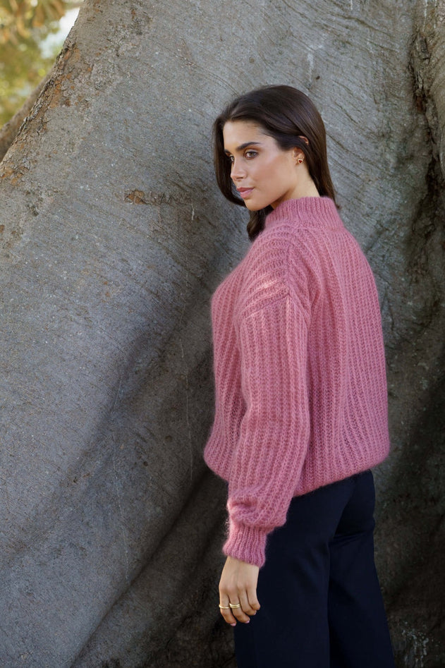 Robin Mohair Knit Powder Pink