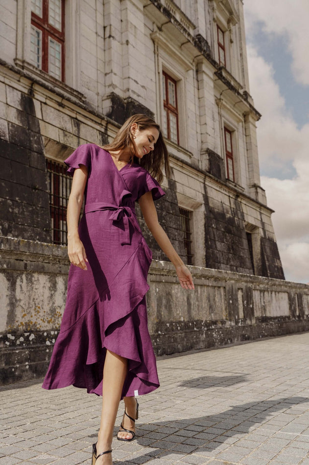 Annika Dress Royal Violet