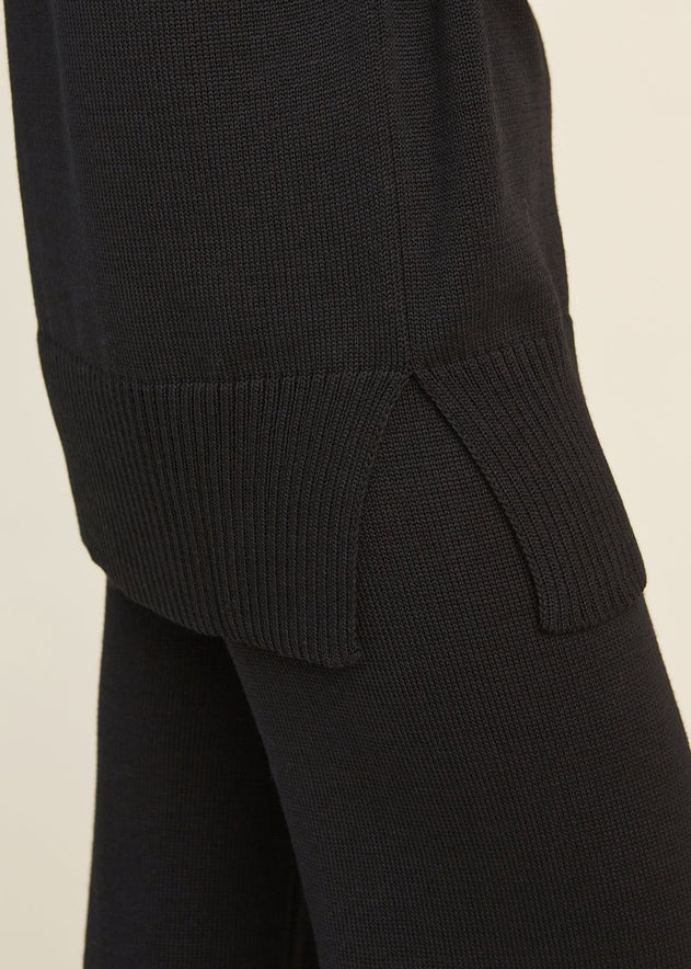 Knitted Merino Wool Pants & Sweater Set