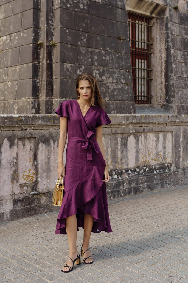 Annika Dress Royal Violet
