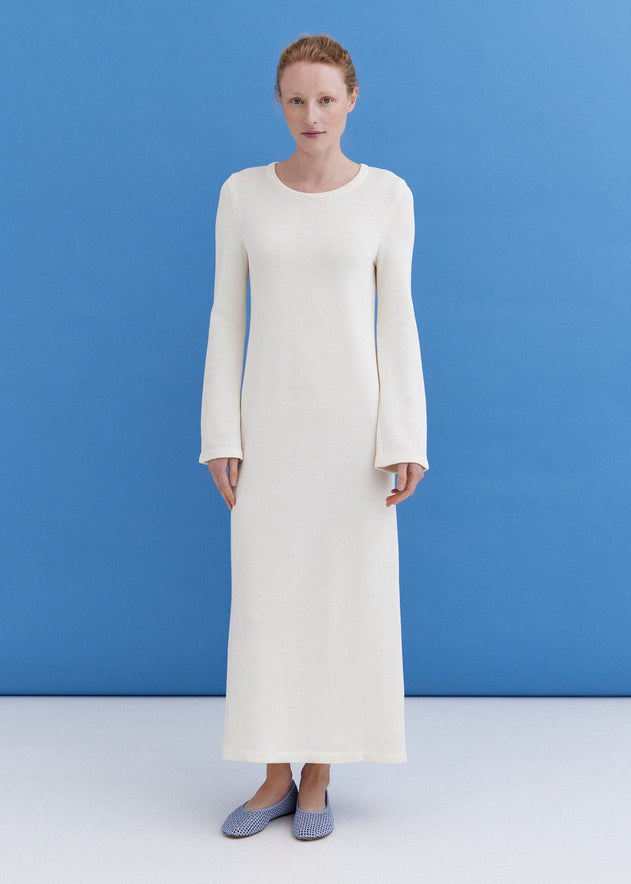 Knitted Cotton Maxi Dress