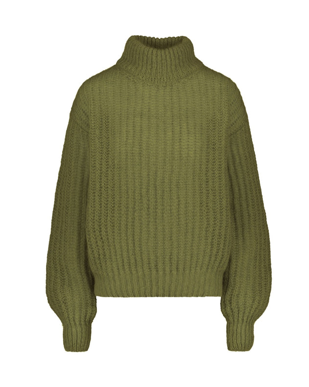 Robin Mohair Knit Olive Green