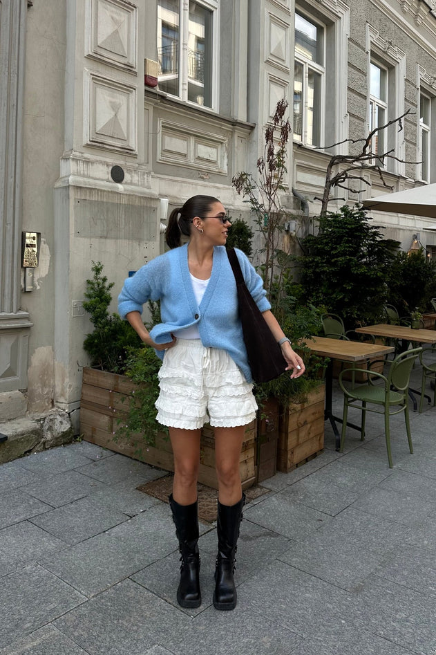 Melody Mohair Cardigan Sky Blue