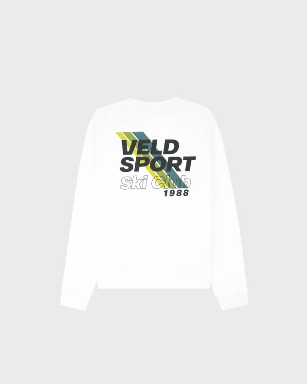 Beverly Après Ski Long Sleeve T-Shirt White