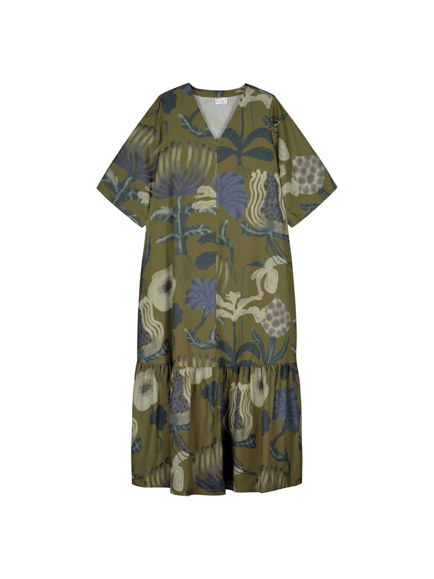 Sea Flowers Maxi Dress