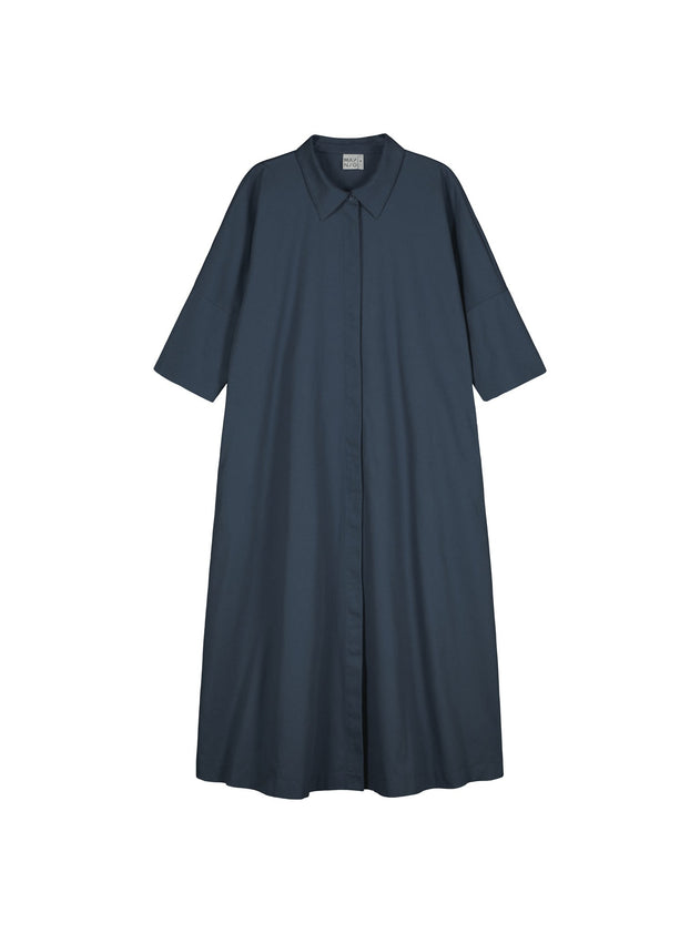 Ellie Twill Dress Vintage Indigo Blue