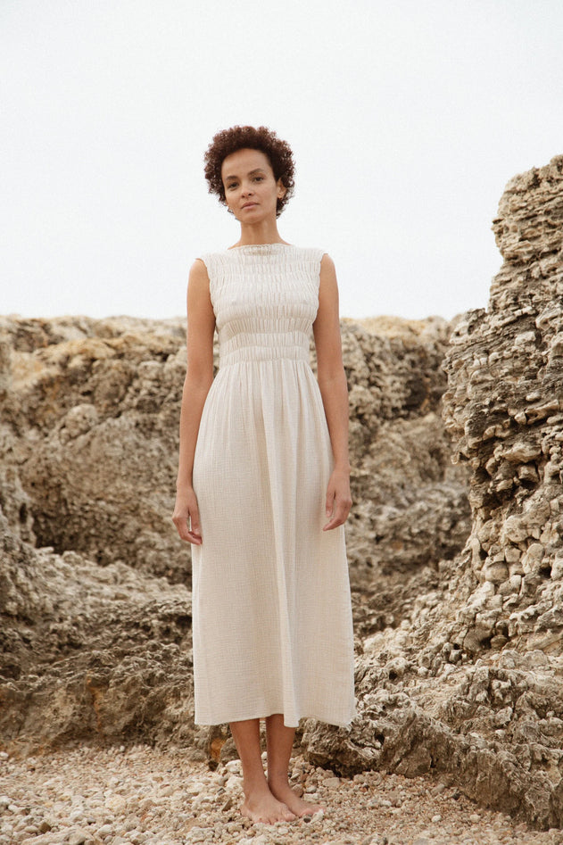 Alber Organic Cotton Muslin Dress