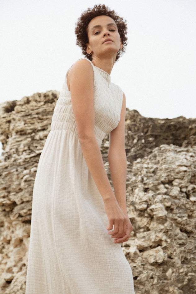 Alber Organic Cotton Muslin Dress