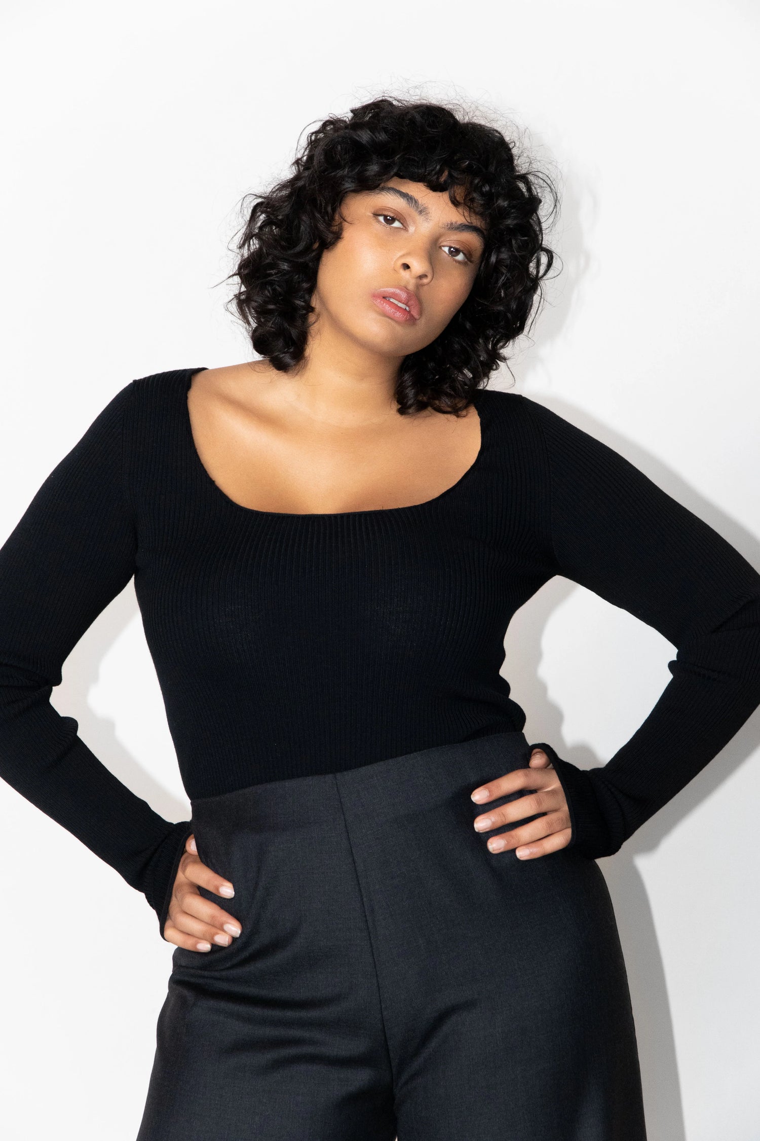 Scoop Shirt Black