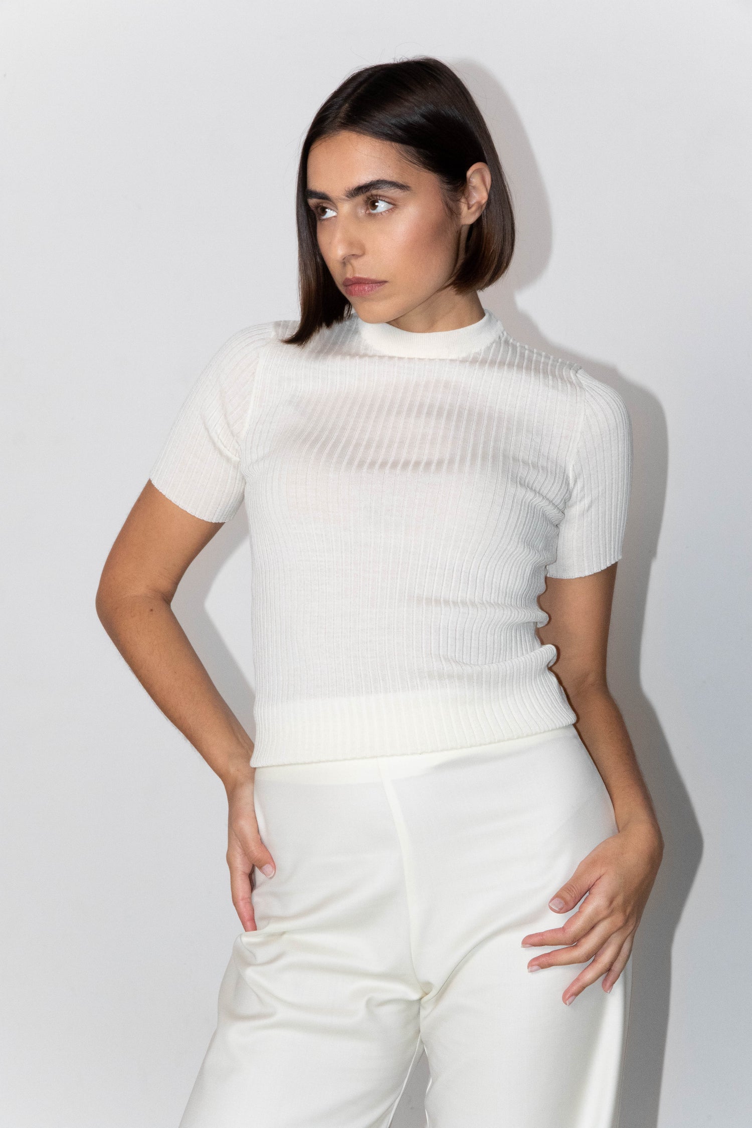 Rhea Merino T-Shirt White