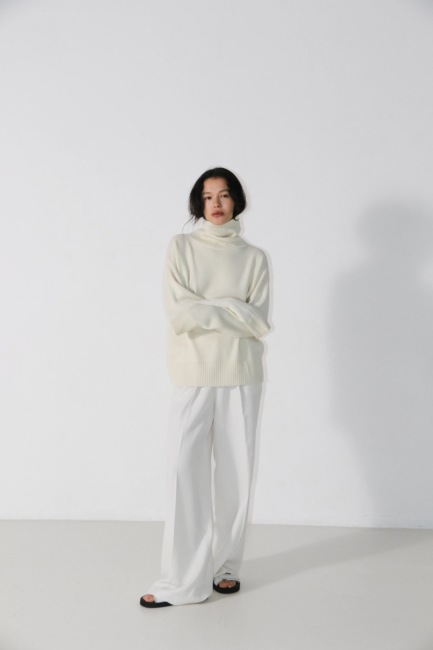 Heavy Roll Neck Cream
