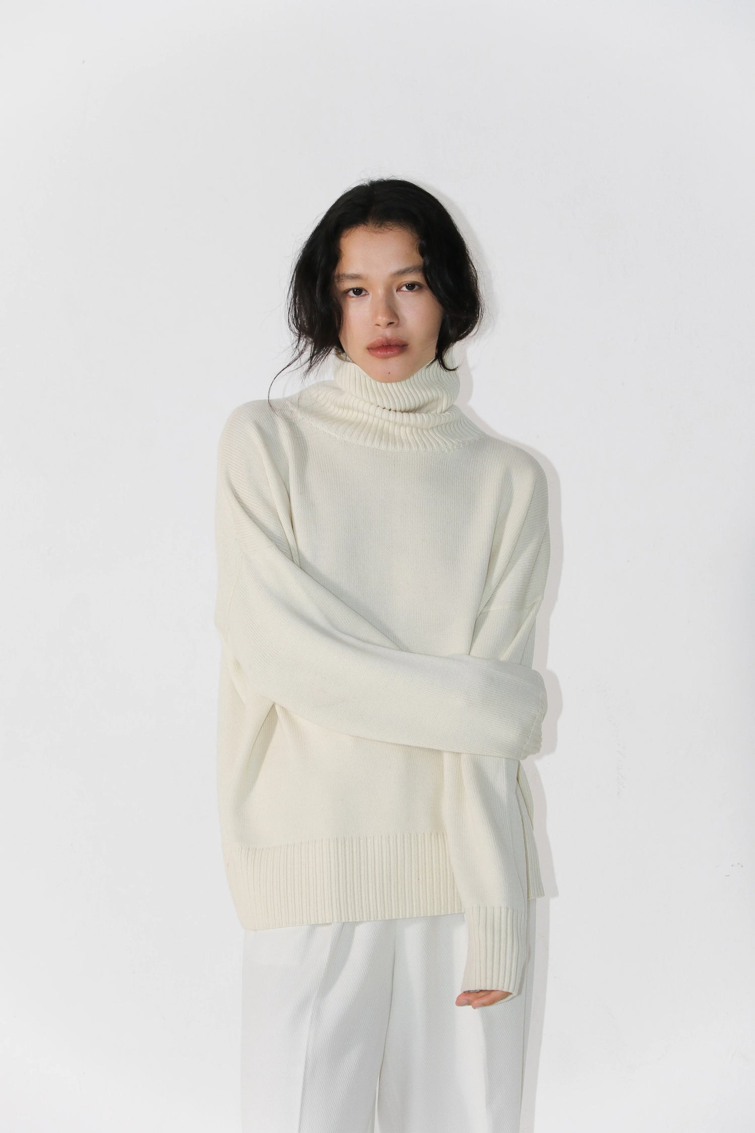Heavy Roll Neck Cream