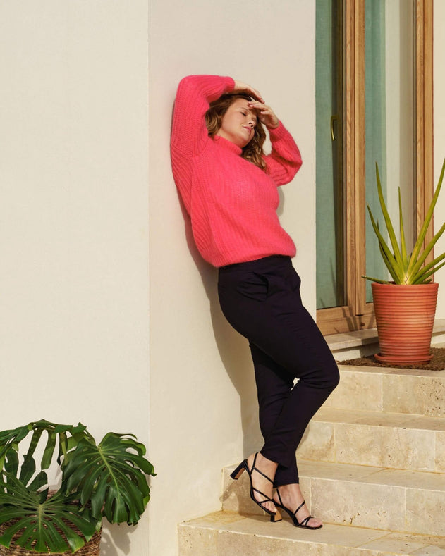 Robin Mohair Knit Shell Pink