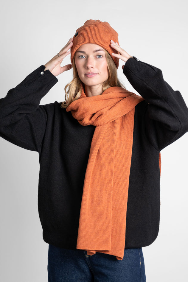 Knitted Beanie Orange