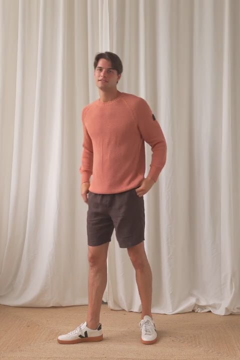 Tortuga Knitted Sweater Brick - IVALO.COM