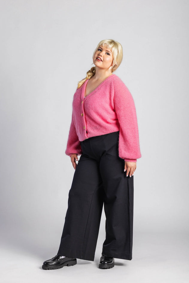 Elsie Mohair Cardigan Lollipop Pink