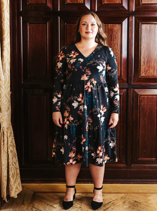 Amélie Layered Dress Versailles Blue