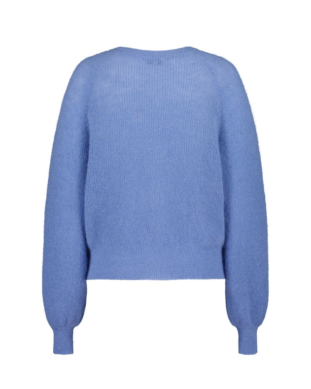 Elsie Mohair Cardigan Celestial Blue