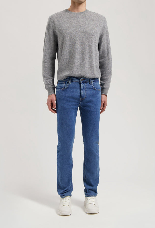 Carry Mid Straight Jeans Stone Vintage