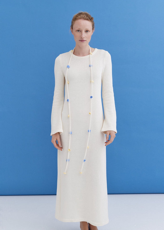 Knitted Cotton Maxi Dress