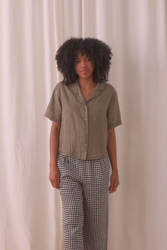 Rano Shirt Light Khaki - IVALO.COM